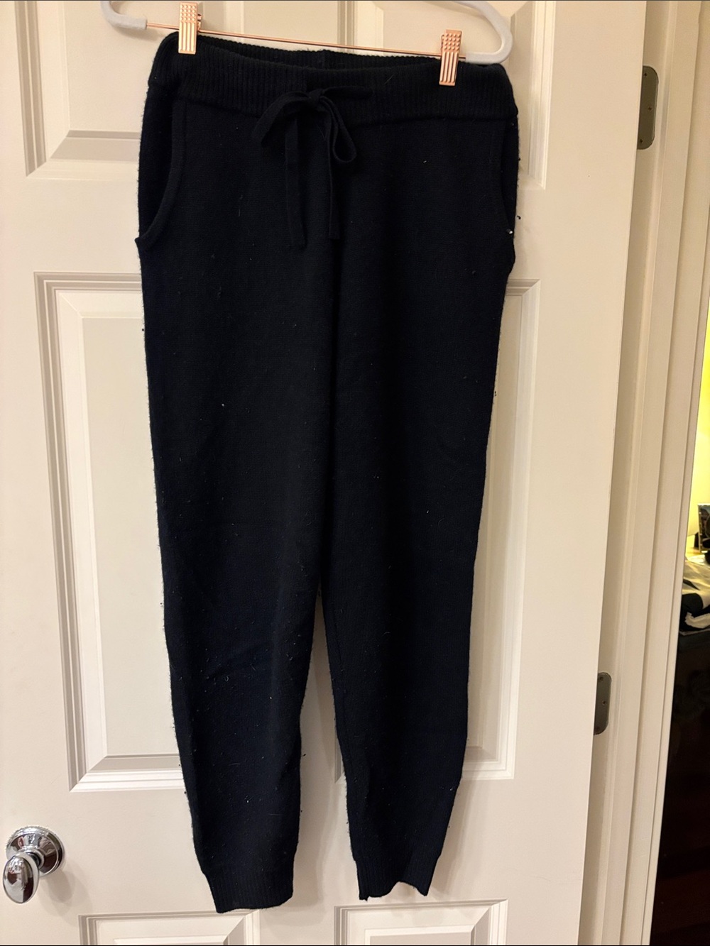 NakedCashmere Black Cozy Knit Joggers